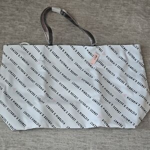 Victoria's Secret Black and White Tote Bag